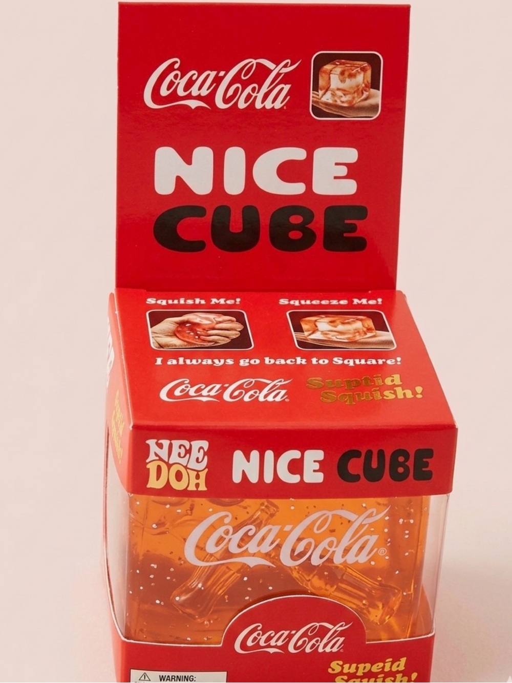 Nee Doh Coca Cola Nice Cube Squishy